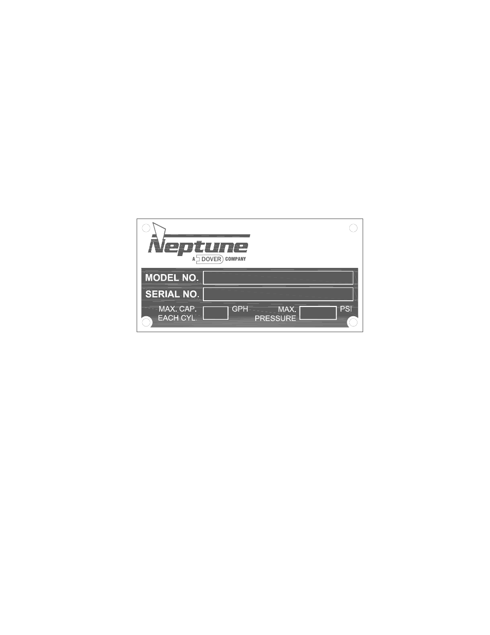 Pump Solutions Group Neptune Series 7000 dia-PUMP MODELS 7100 thru 7200 User Manual | Page 6 / 20