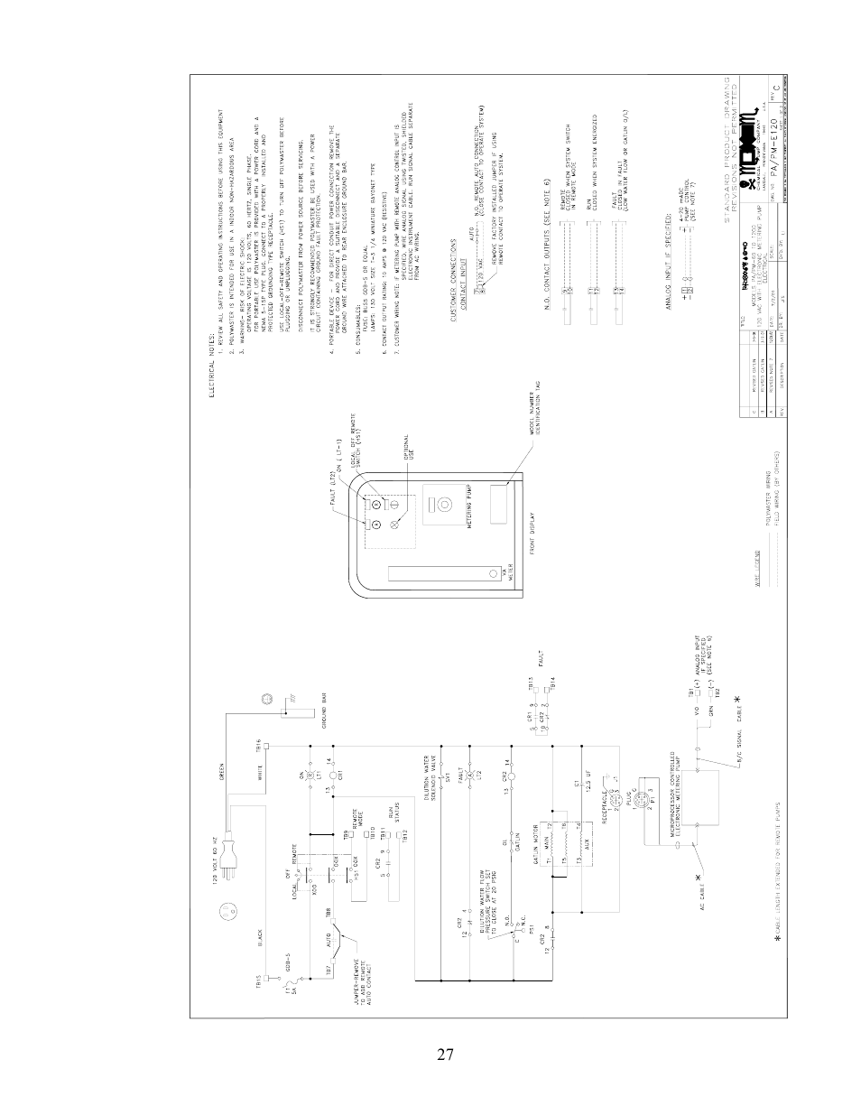 1 l   l | Pump Solutions Group Neptune Polymaster Liquid Polymer Blend & Feed System User Manual | Page 32 / 34