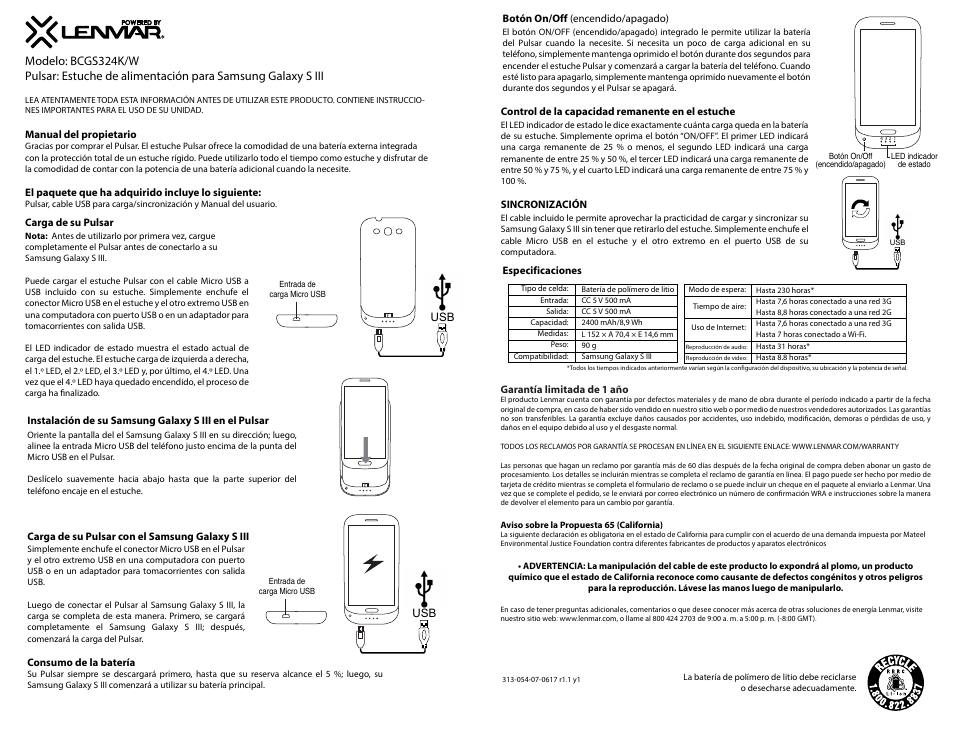 Bcgs324k-w_spa 2.ai | Lenmar BCGS324K_W User Manual | Page 3 / 3