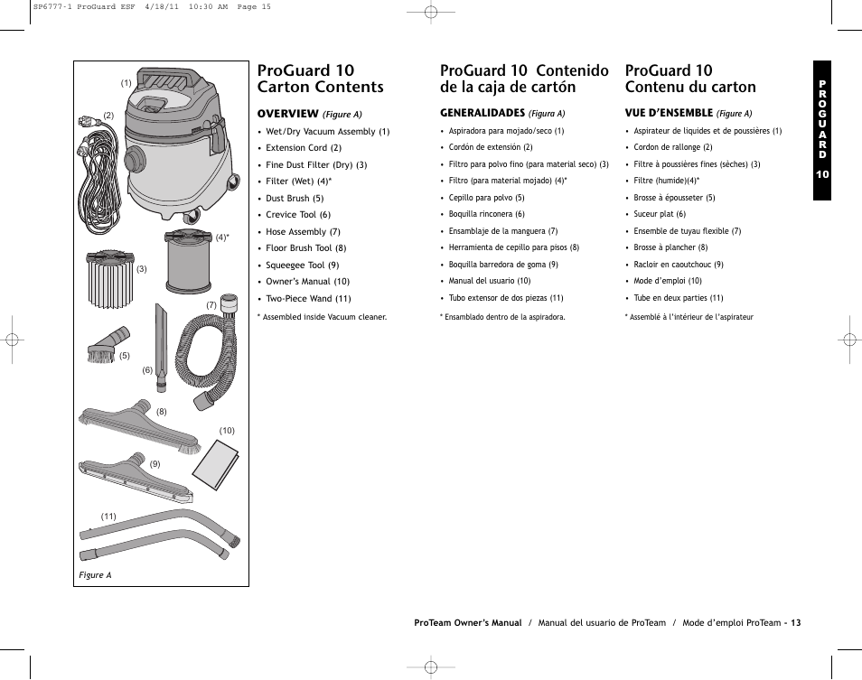 ProTeam ProGuard 20 User Manual | Page 15 / 48