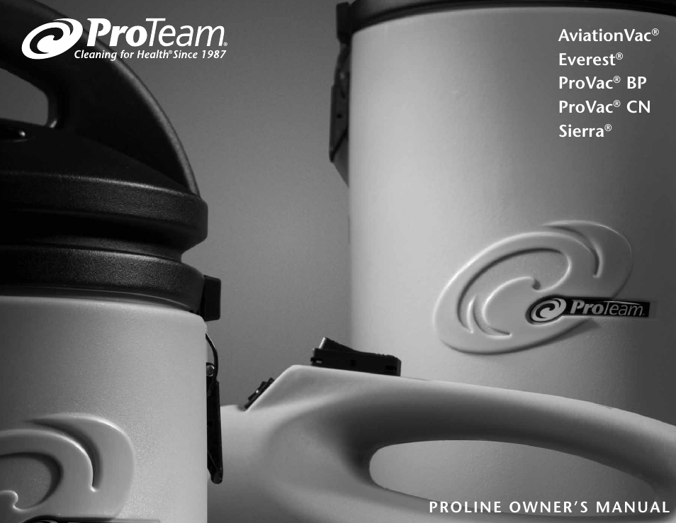 ProTeam Sierra User Manual | 24 pages