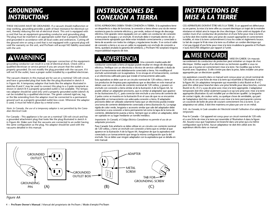 A) (b) | ProTeam TailVac User Manual | Page 6 / 17