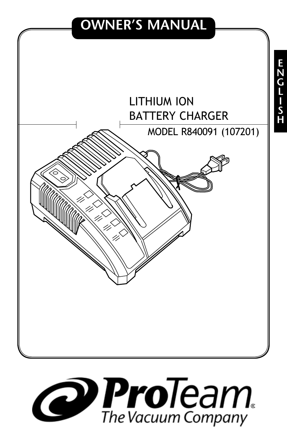 ProTeam ProGuard LI 3 Battery Charger User Manual | 36 pages