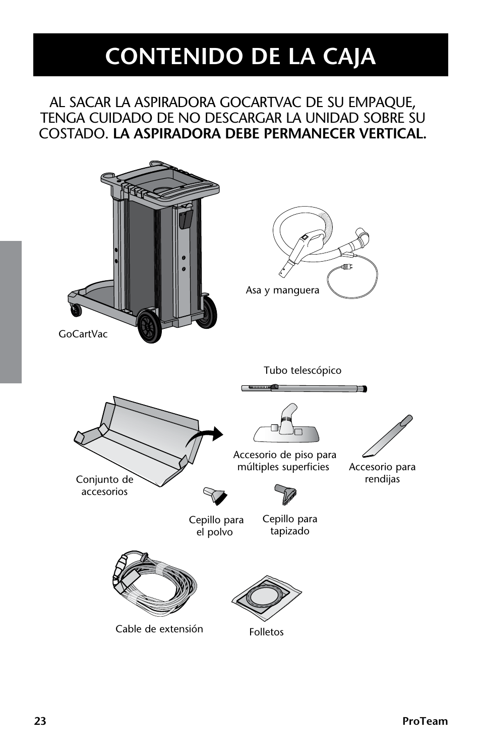 ProTeam GoCartVac User Manual | Page 24 / 35