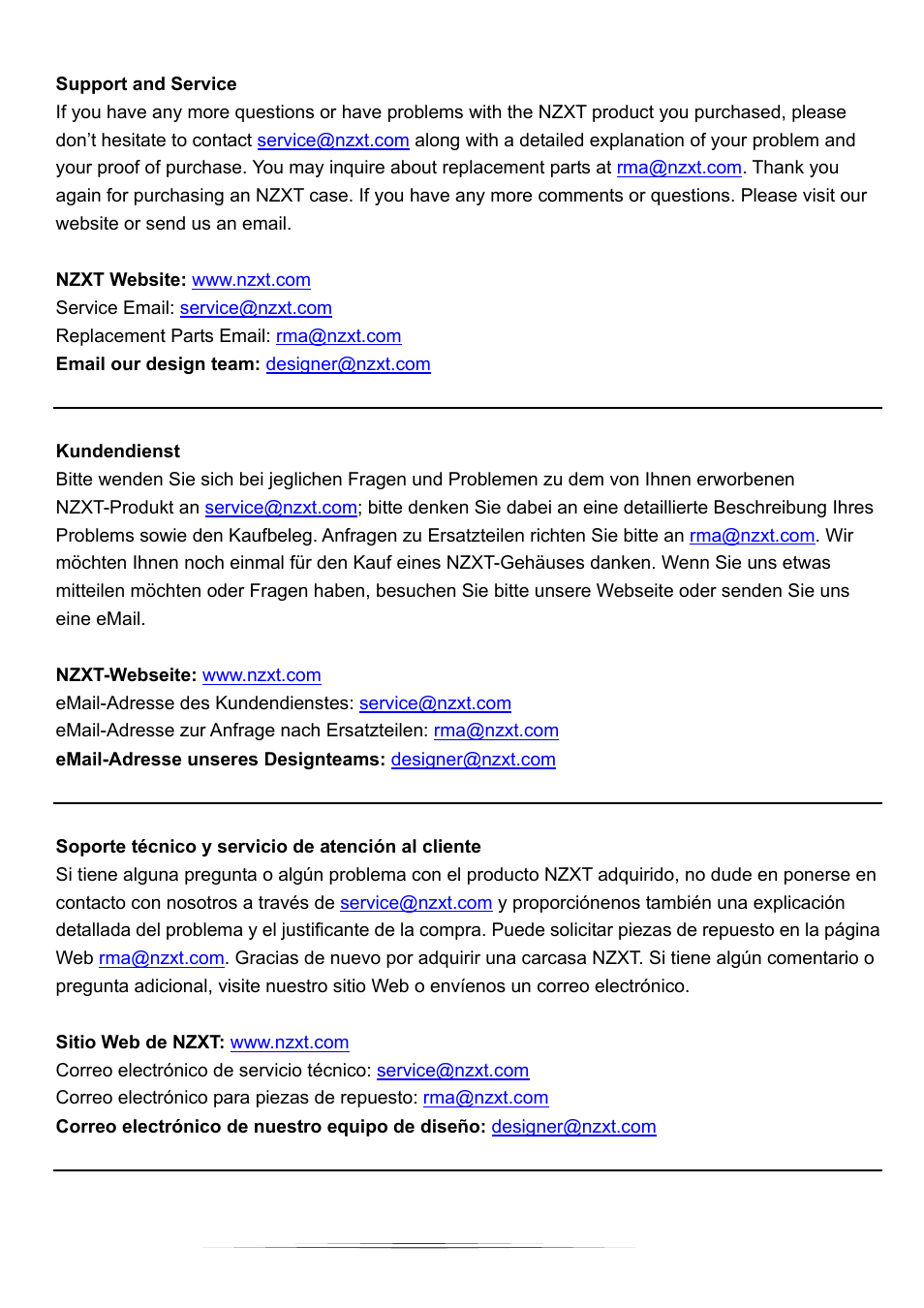 NZXT Sentry LXE User Manual | Page 13 / 15