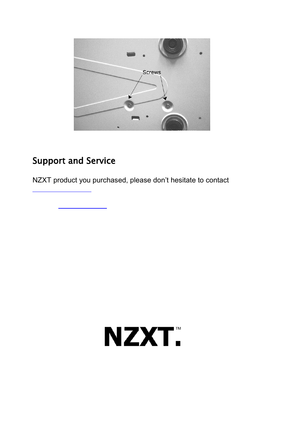 Support and service | NZXT Apollo User Manual | Page 11 / 11