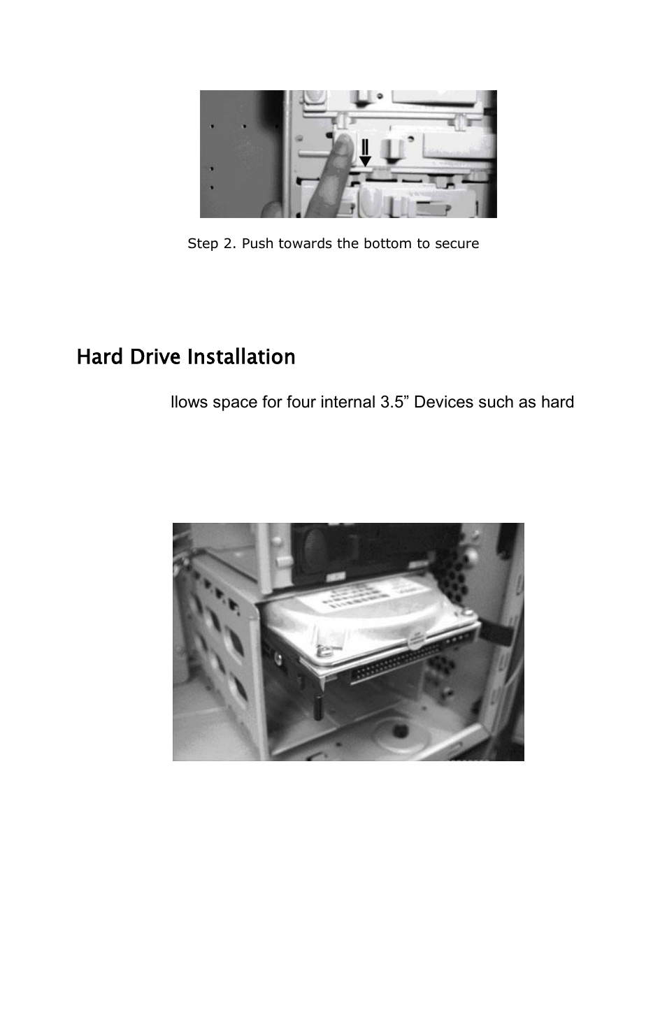 Hard drive installation | NZXT Apollo User Manual | Page 9 / 11