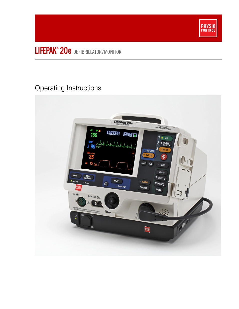 Physio-Control LIFEPAK 20e User Manual | 218 pages