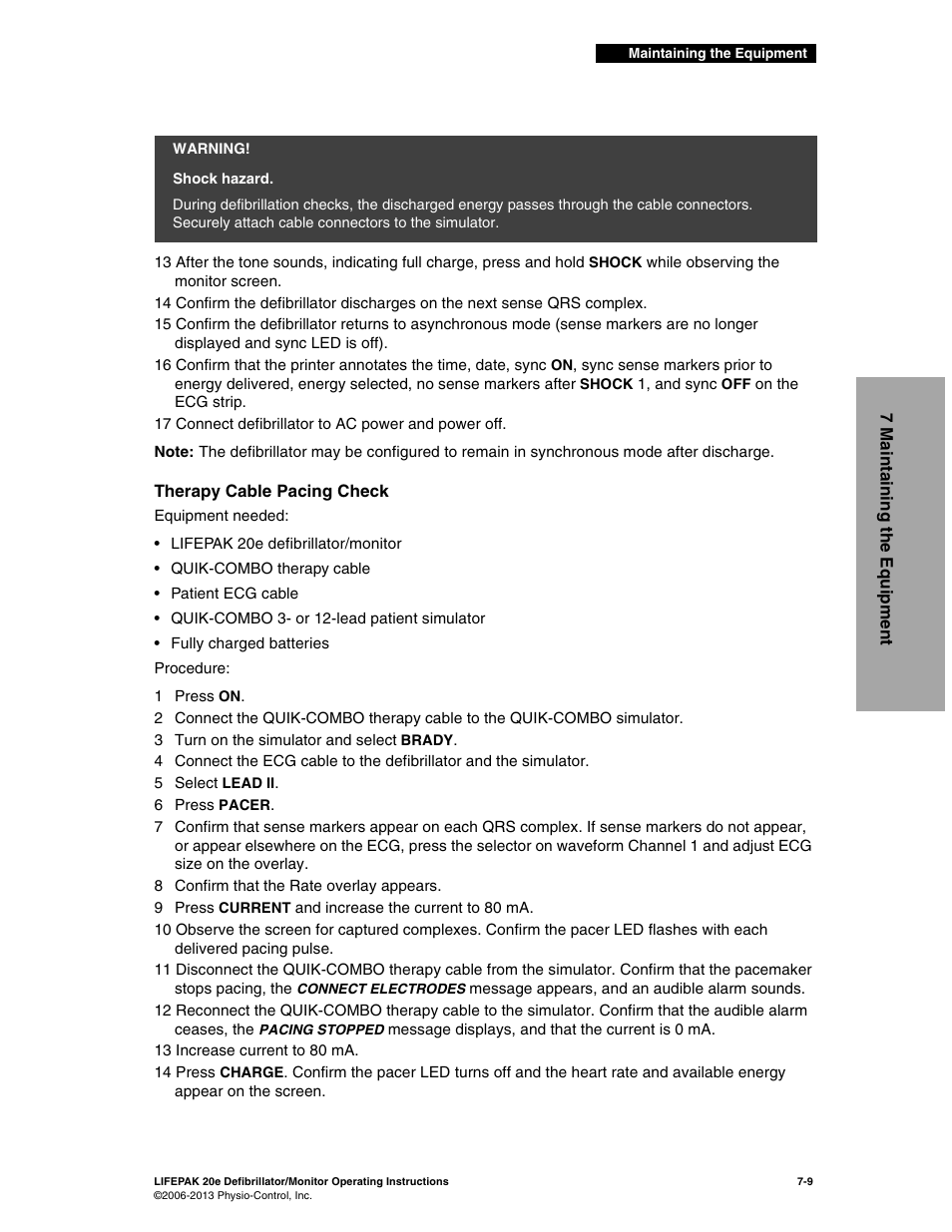 Physio-Control LIFEPAK 20e User Manual | Page 131 / 218
