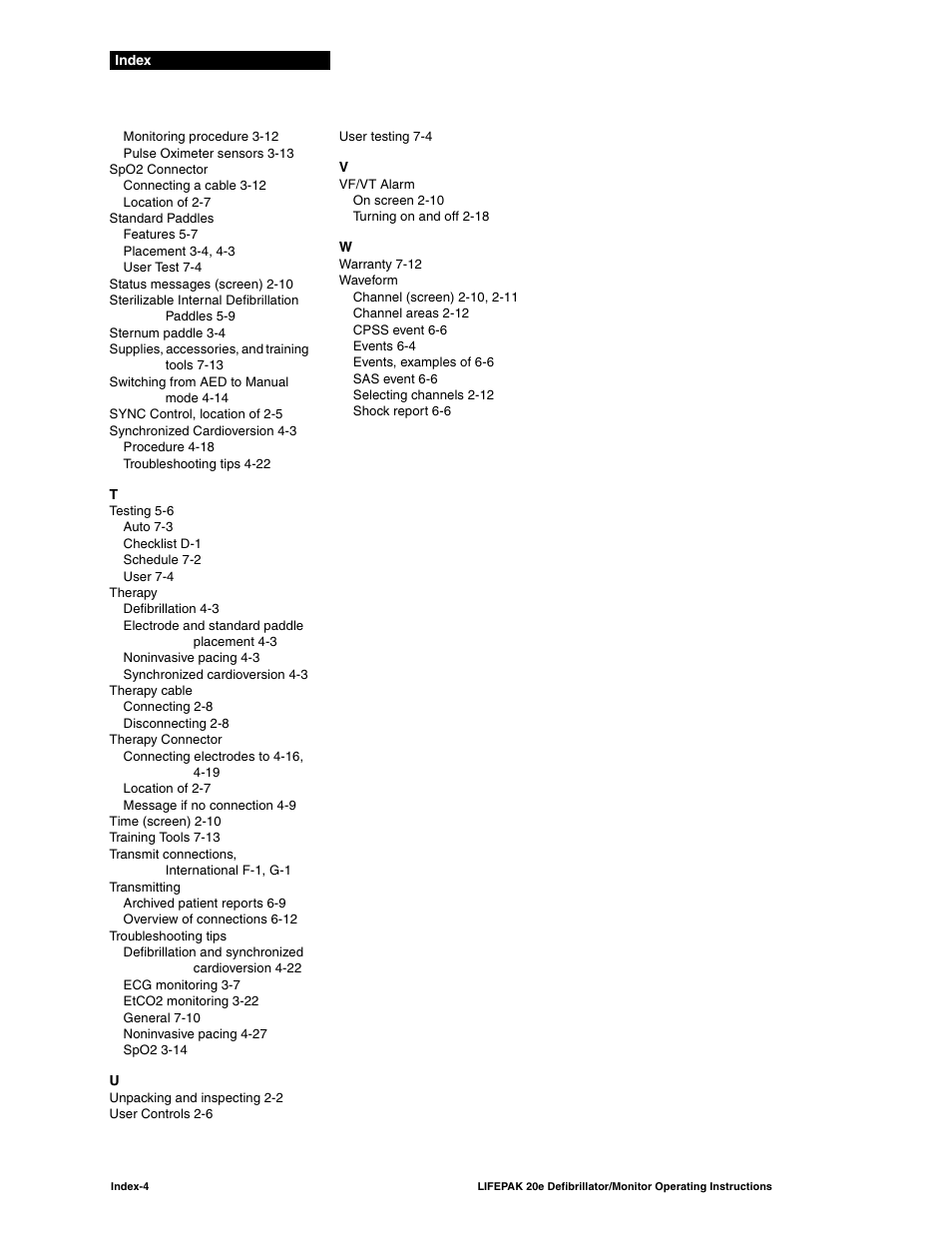 Physio-Control LIFEPAK 20e User Manual | Page 216 / 218