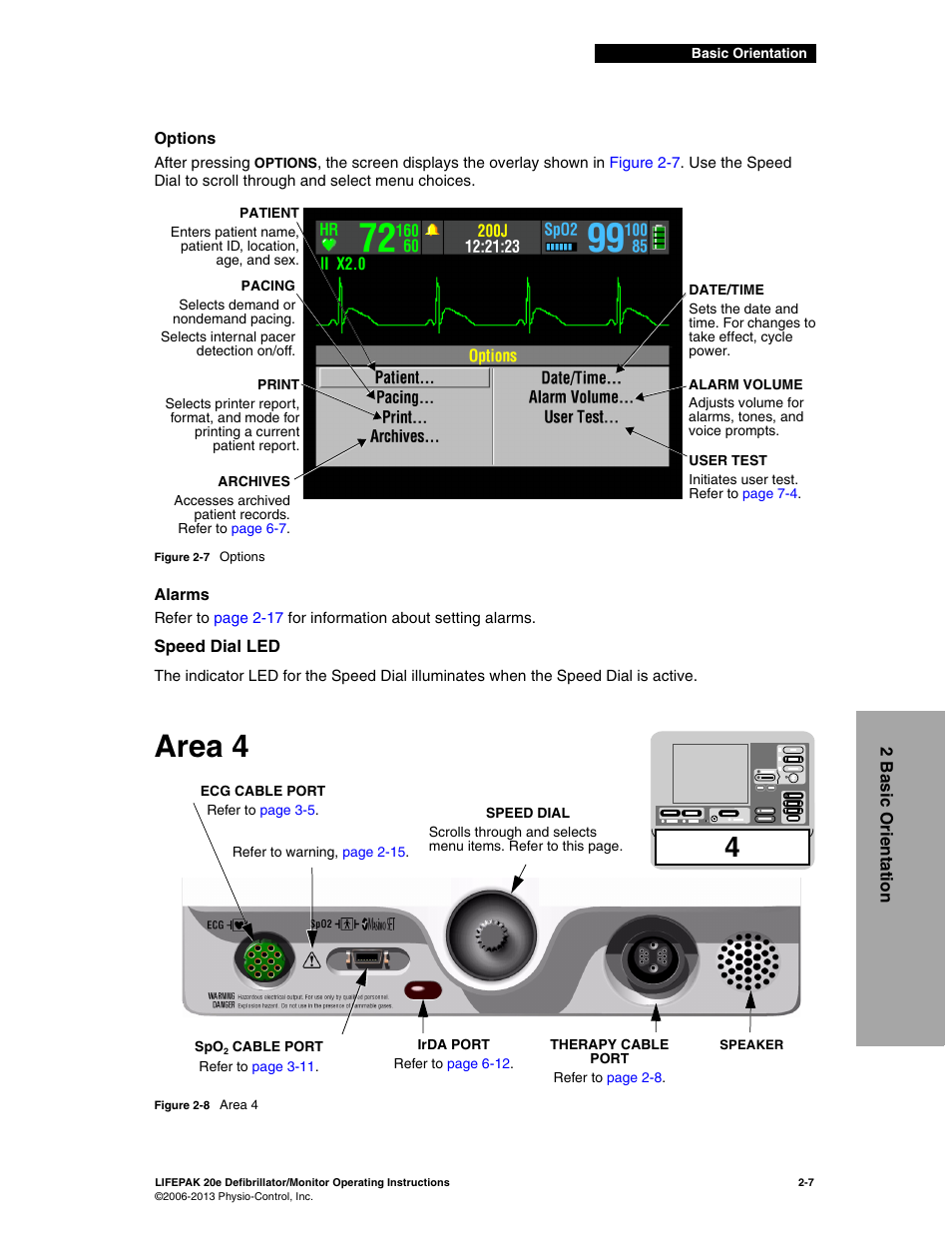 Area 4 | Physio-Control LIFEPAK 20e User Manual | Page 29 / 218