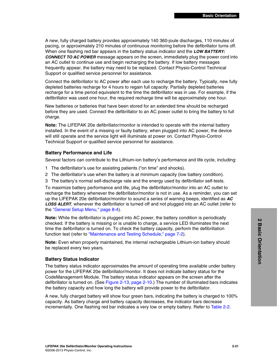 Physio-Control LIFEPAK 20e User Manual | Page 43 / 218