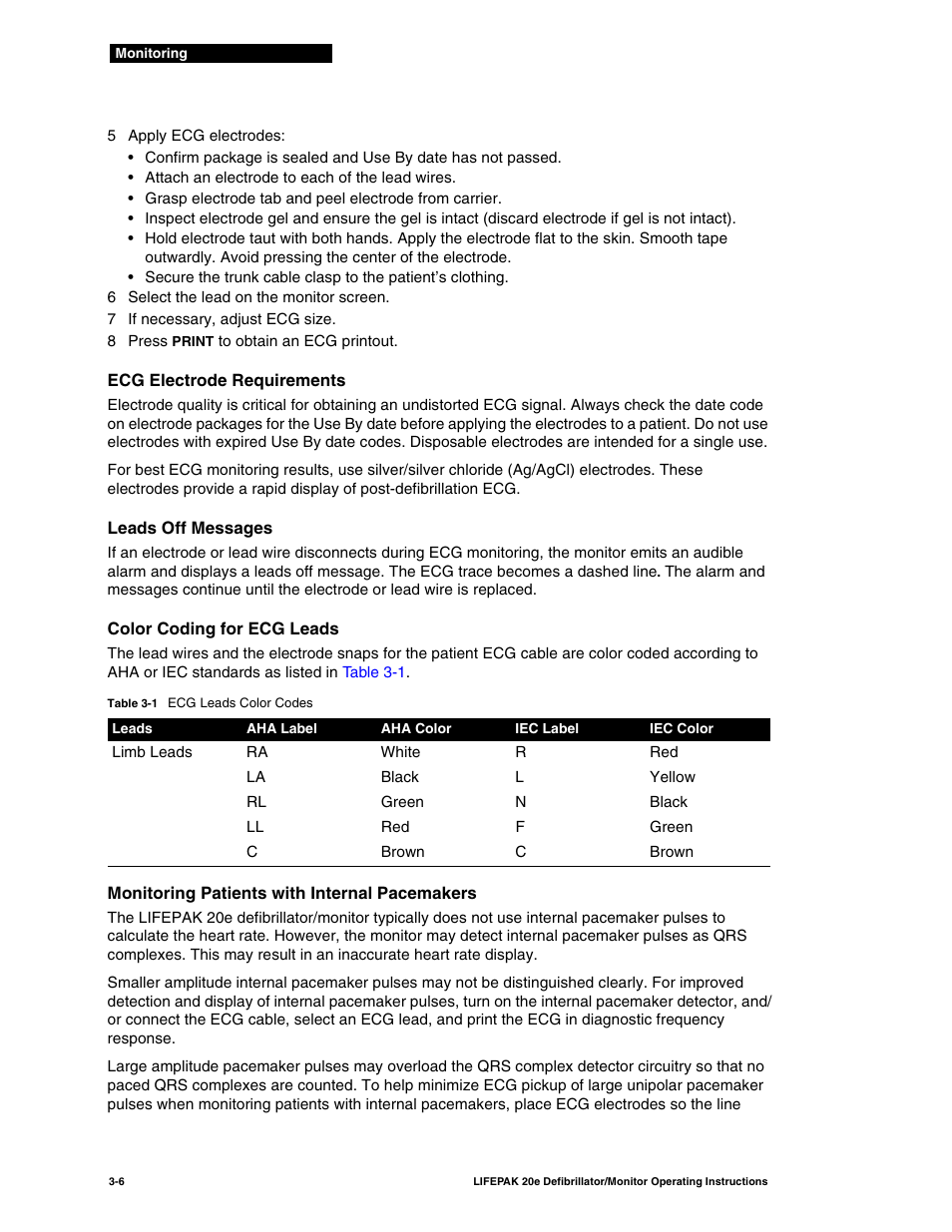 Physio-Control LIFEPAK 20e User Manual | Page 52 / 218