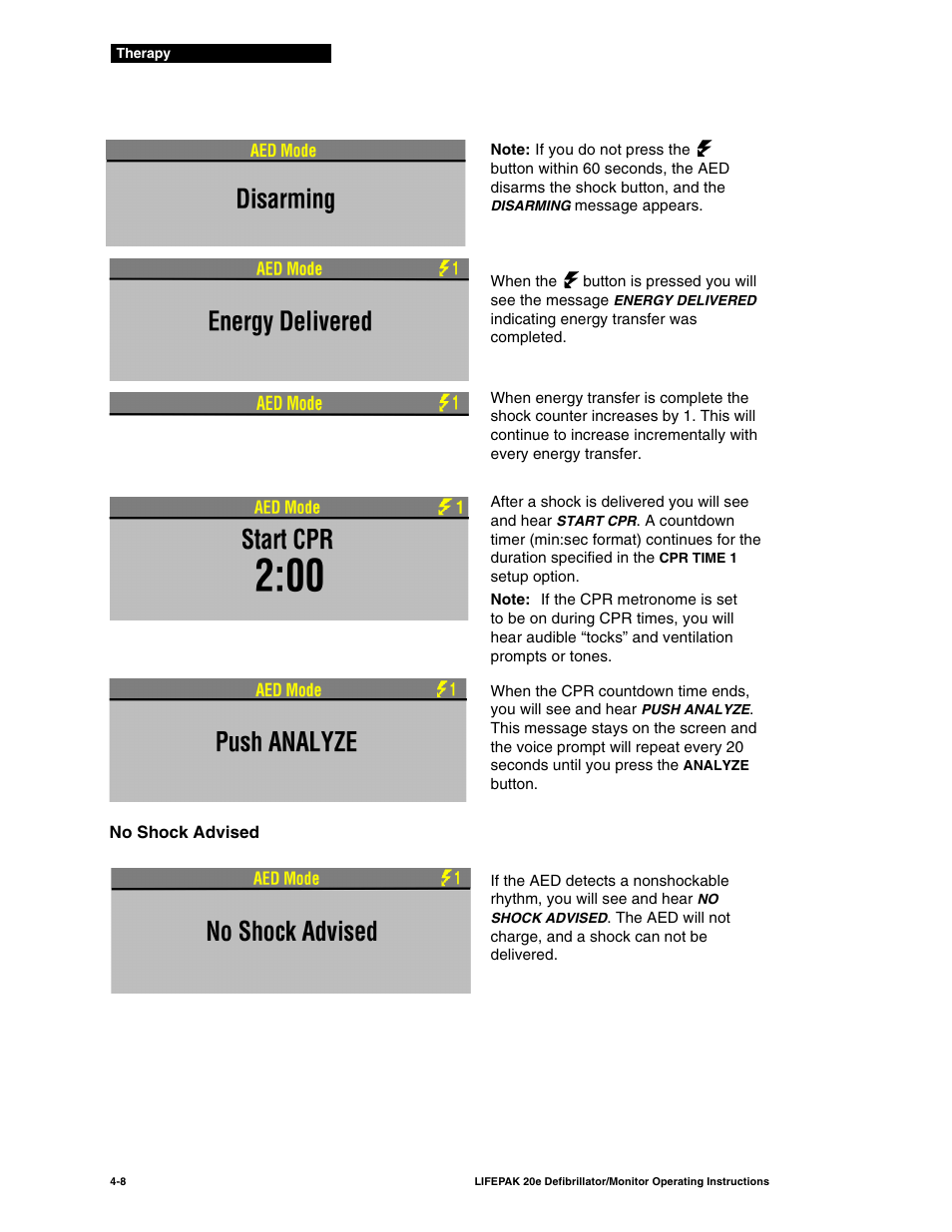 Physio-Control LIFEPAK 20e User Manual | Page 78 / 218