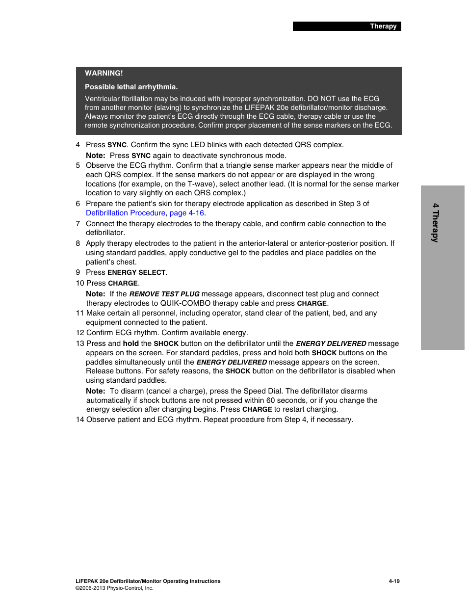 Physio-Control LIFEPAK 20e User Manual | Page 89 / 218