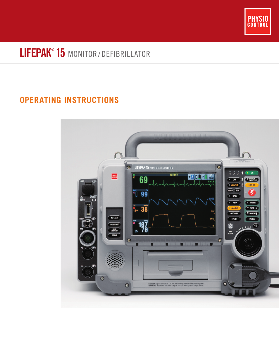 Physio-Control LIFEPAK 15 User Manual | 290 pages