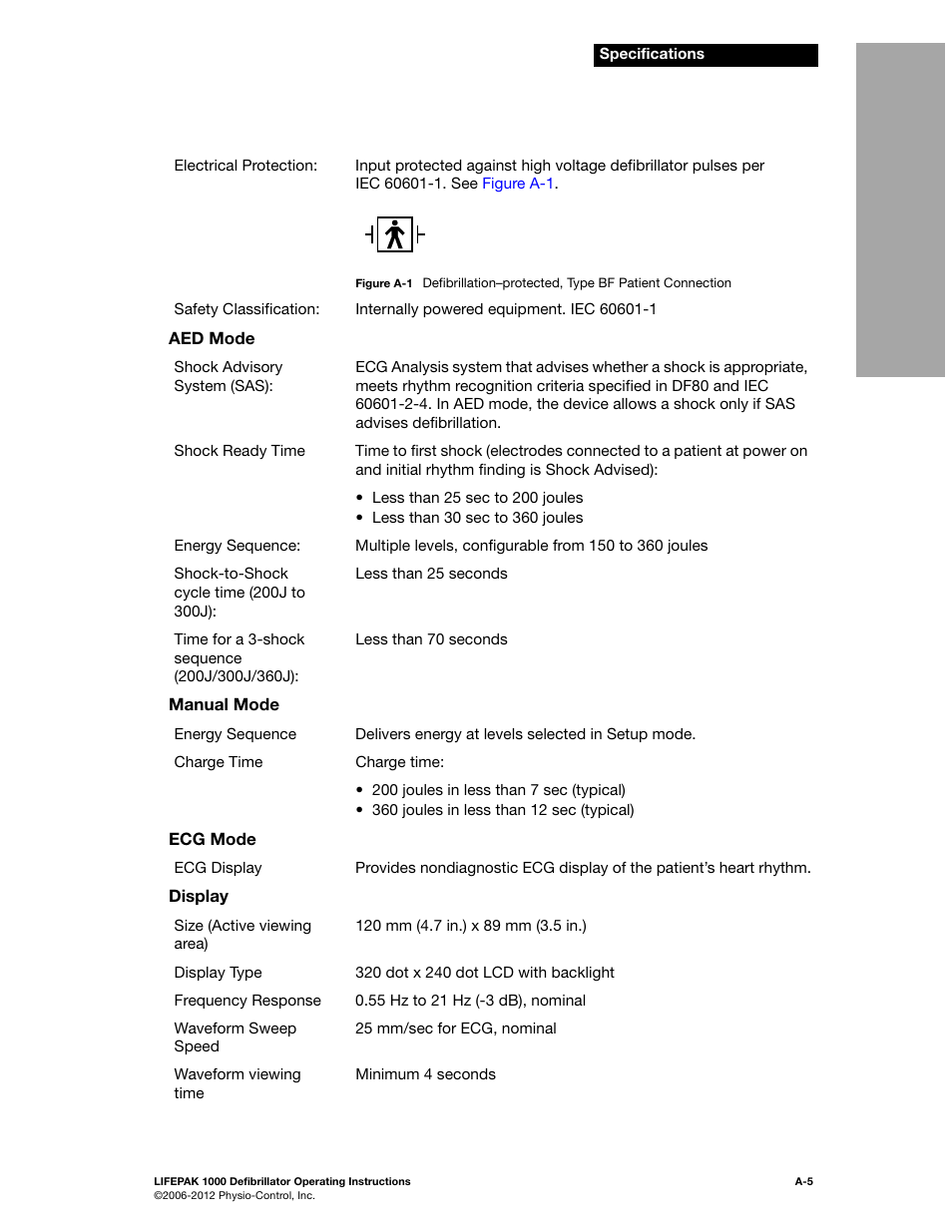 Physio-Control LIFEPAK 1000 User Manual | Page 55 / 86