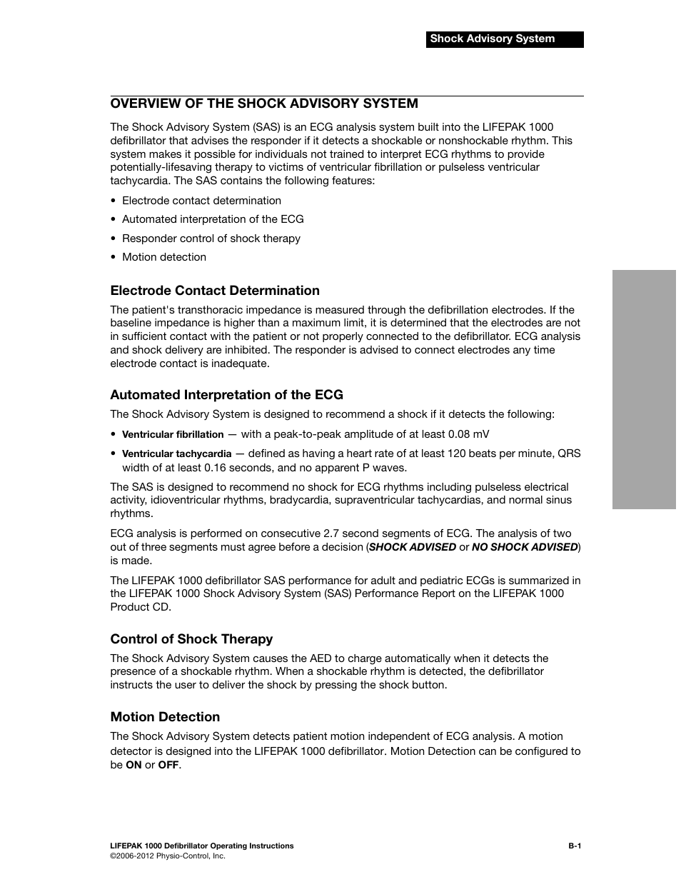 Physio-Control LIFEPAK 1000 User Manual | Page 61 / 86