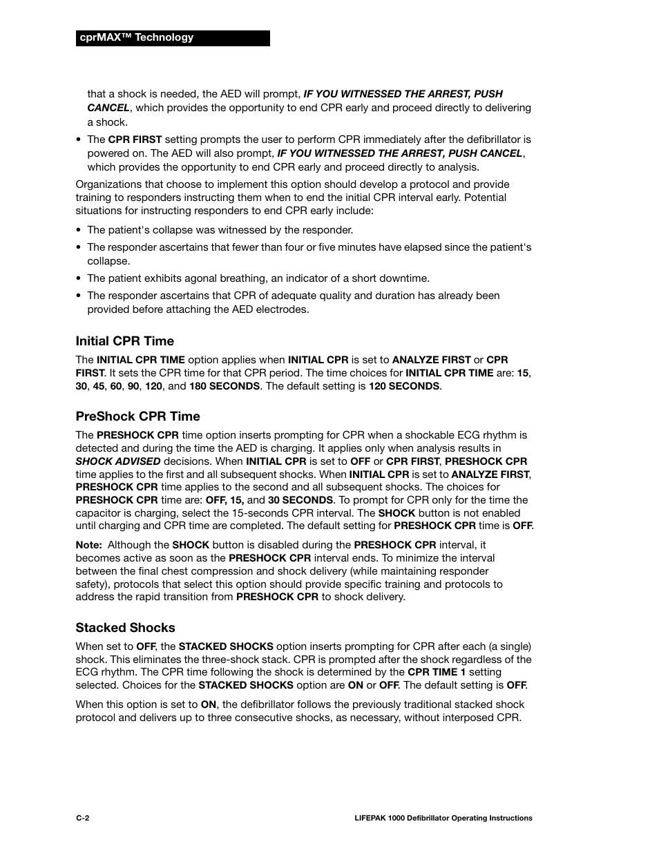 Physio-Control LIFEPAK 1000 User Manual | Page 66 / 86