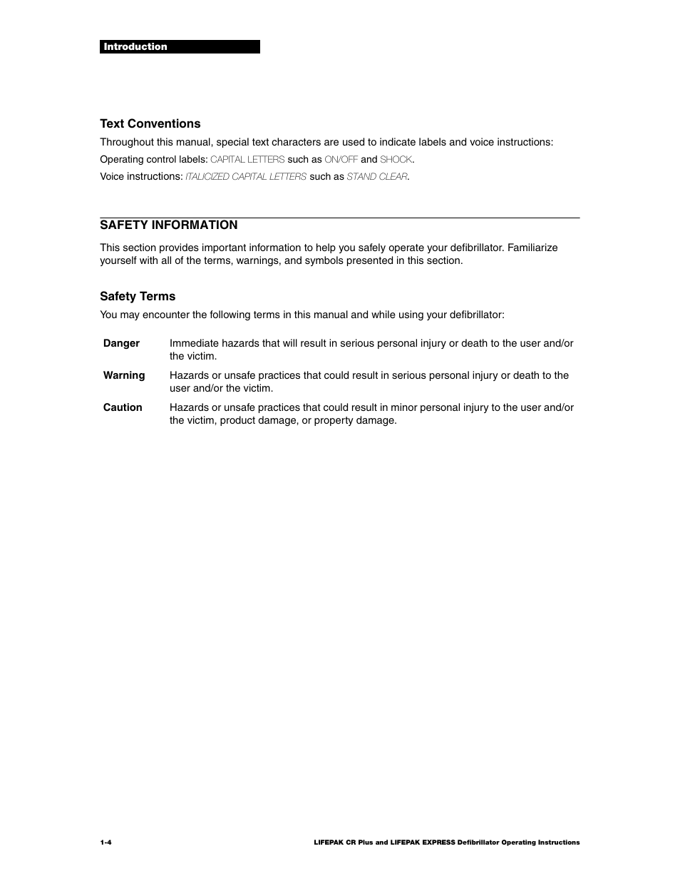 Physio-Control LIFEPAK CR Plus User Manual | Page 10 / 80