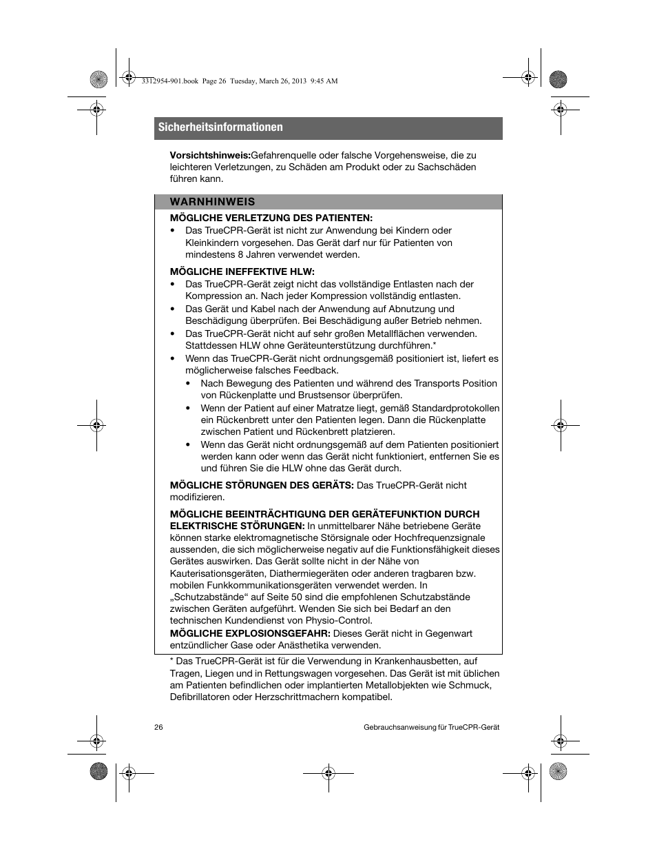 Physio-Control TrueCPR User Manual | Page 30 / 84