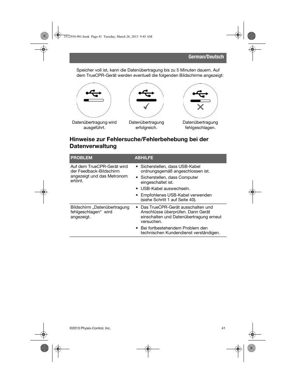 Physio-Control TrueCPR User Manual | Page 45 / 84