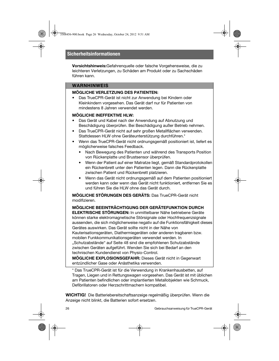 Physio-Control TrueCPR User Manual | Page 32 / 106