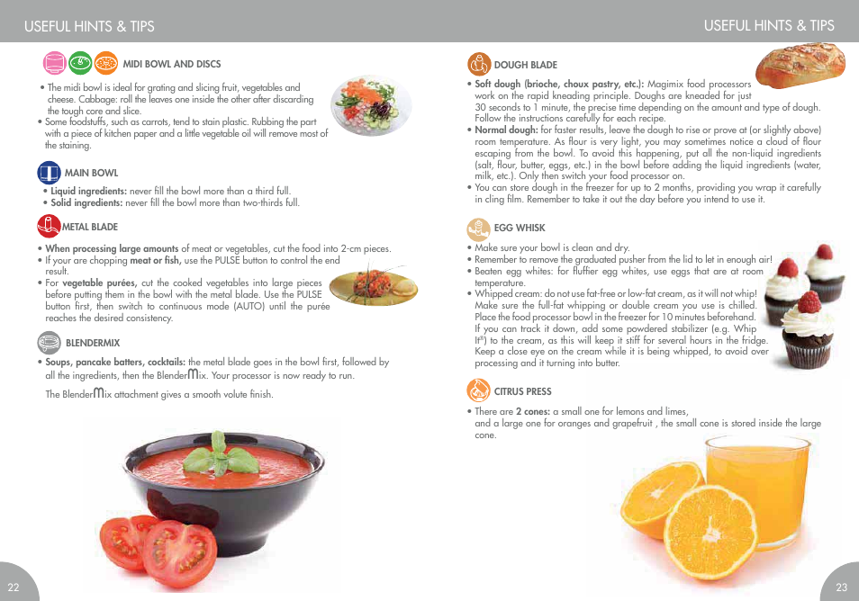 Useful hints & tips | Magimix COMPACT 3200 XL User Manual | Page 14 / 79