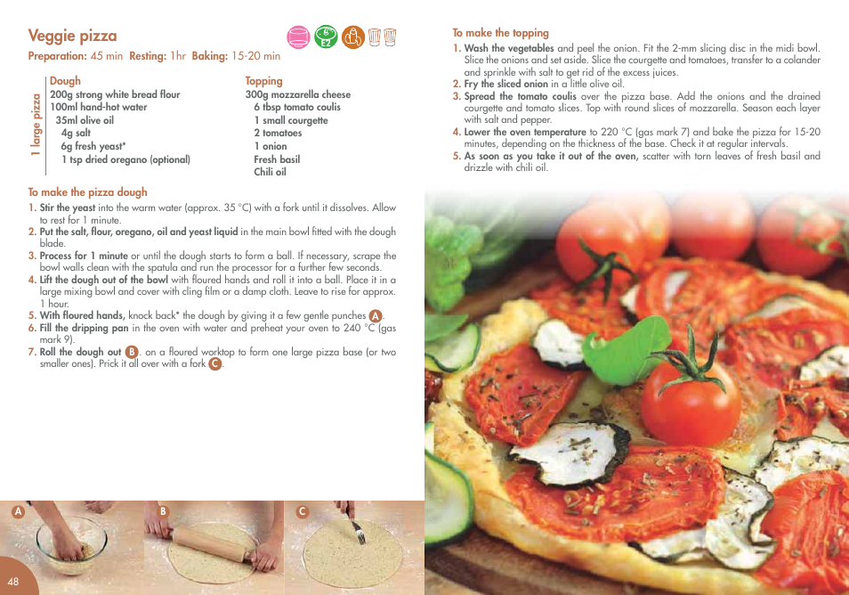 Veggie pizza | Magimix COMPACT 3200 XL User Manual | Page 29 / 79