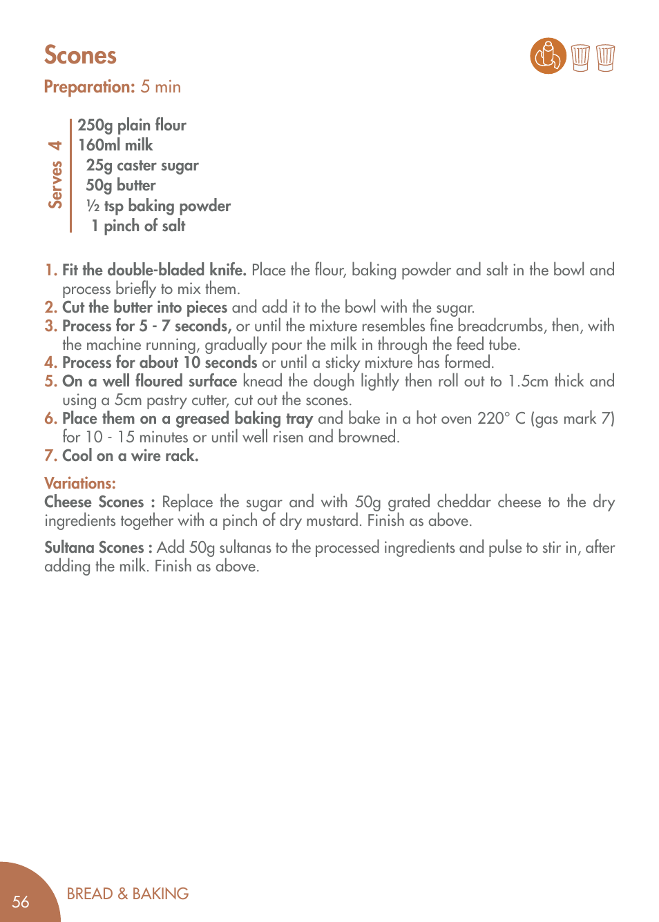 Scones | Magimix COMPACT 3200 XL User Manual | Page 33 / 79