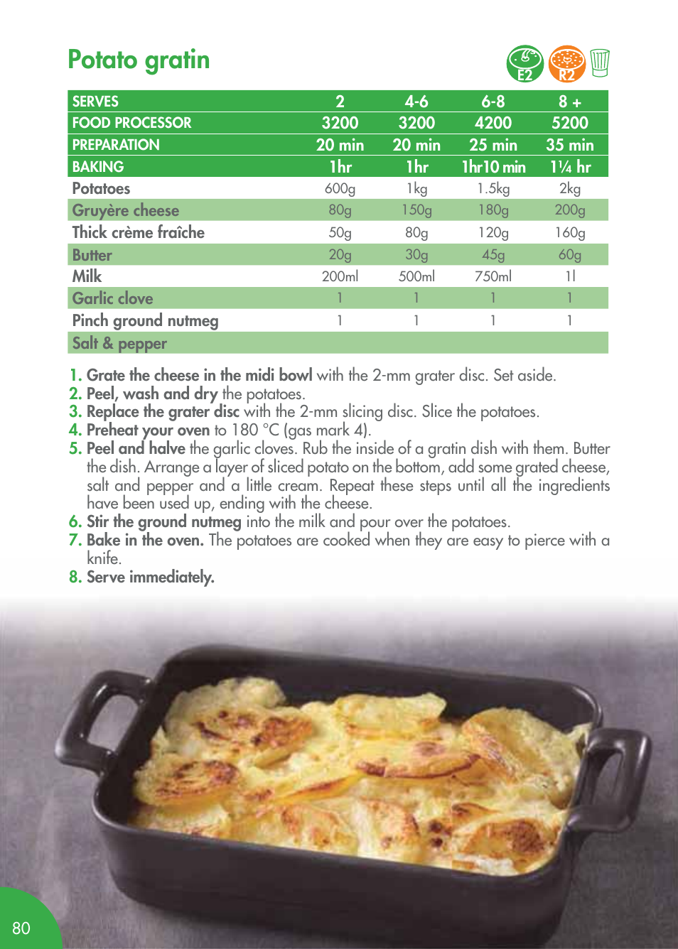 Potato gratin | Magimix COMPACT 3200 XL User Manual | Page 48 / 79