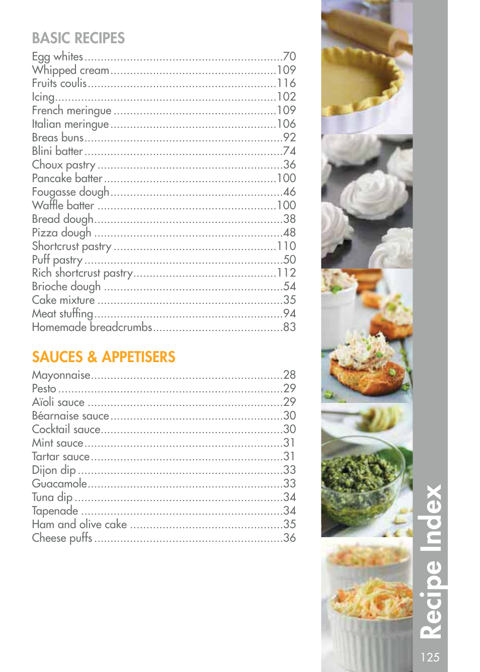 Recipe index | Magimix COMPACT 3200 XL User Manual | Page 74 / 79