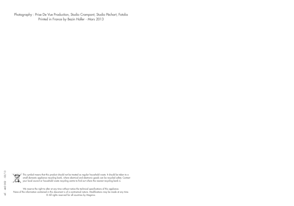 Magimix MINI PLUS User Manual | Page 43 / 45