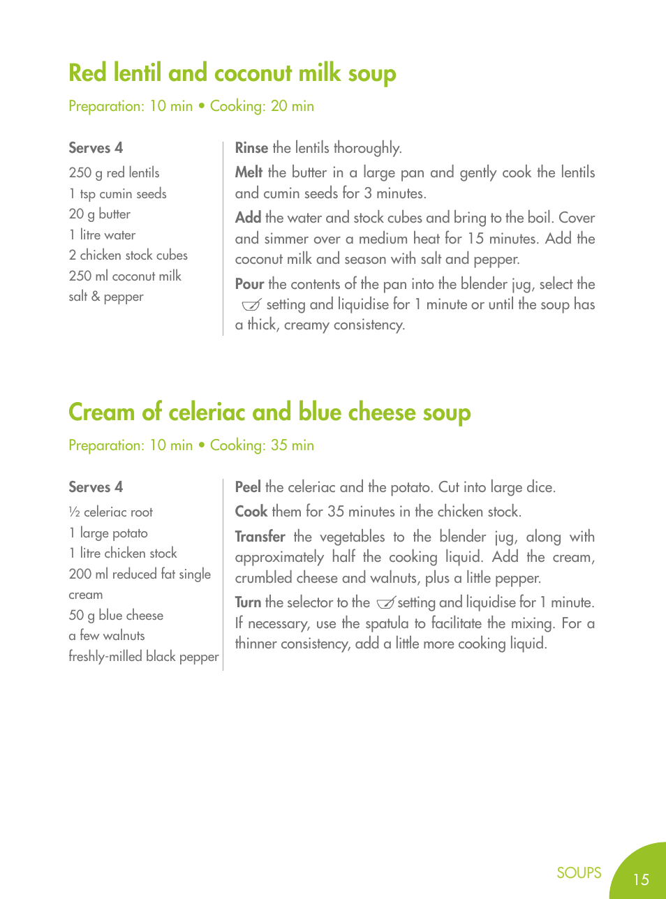 Magimix BLENDER User Manual | Page 16 / 65
