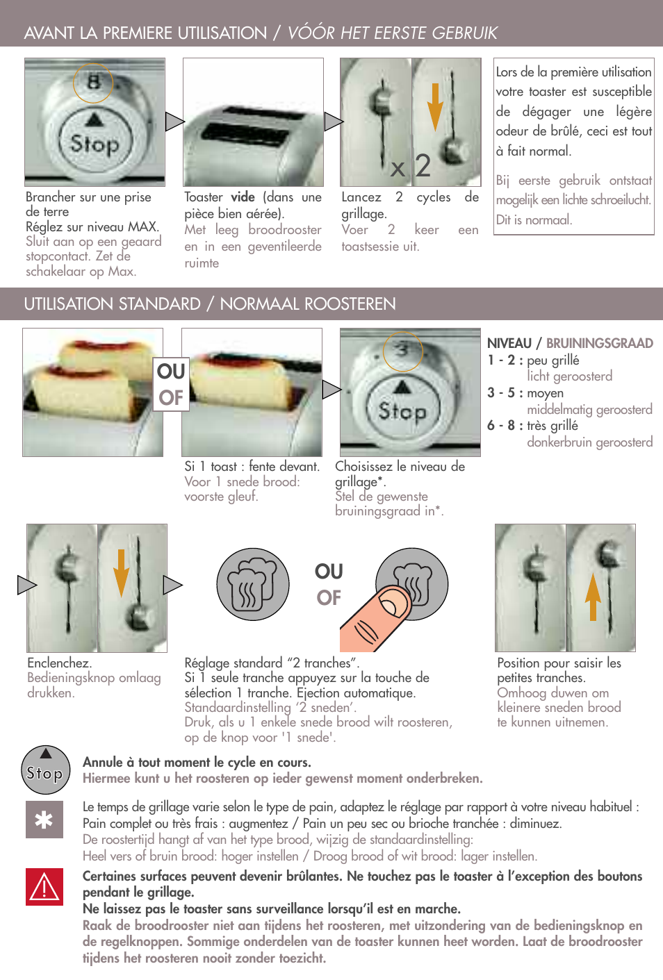 Ou of | Magimix TOASTER 4 User Manual | Page 14 / 16