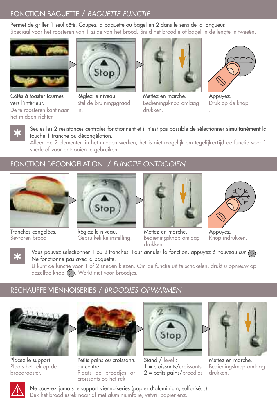 Magimix TOASTER 4 User Manual | Page 15 / 16