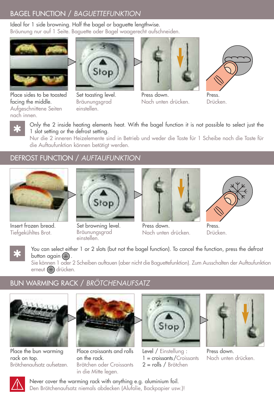 Magimix TOASTER 4 User Manual | Page 7 / 16