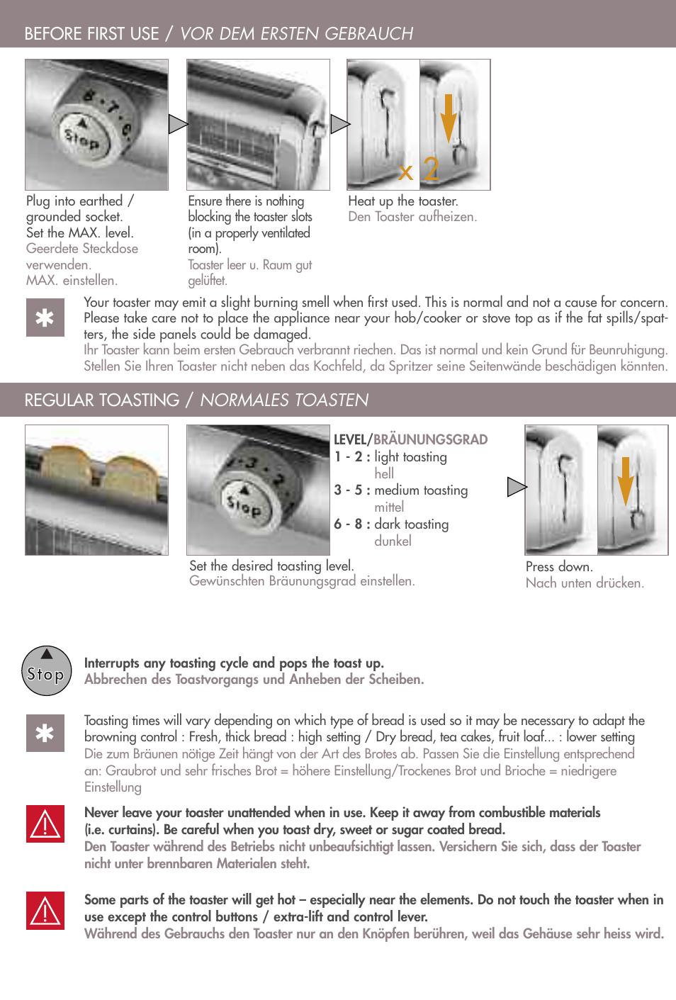 Magimix VISION TOASTER User Manual | Page 14 / 16