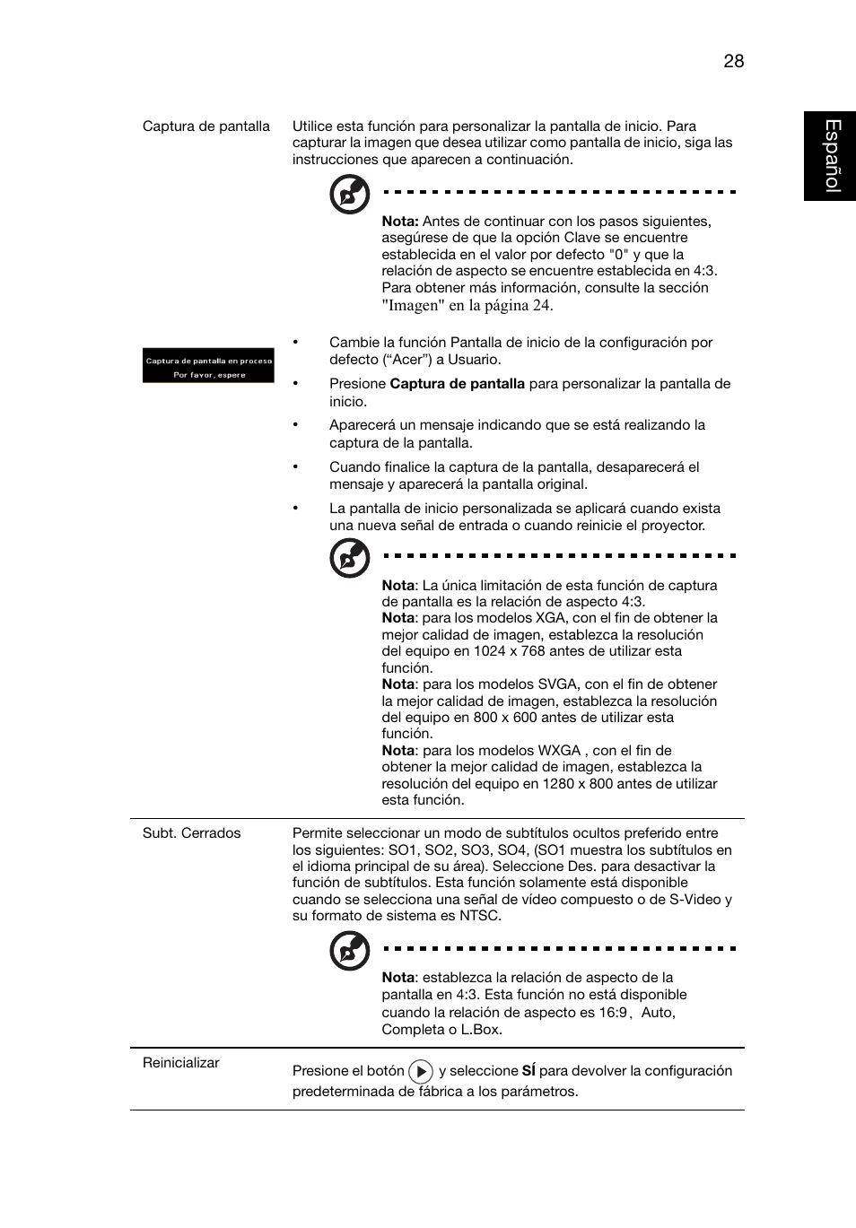 Acer X1220 User Manual | Page 37 / 67