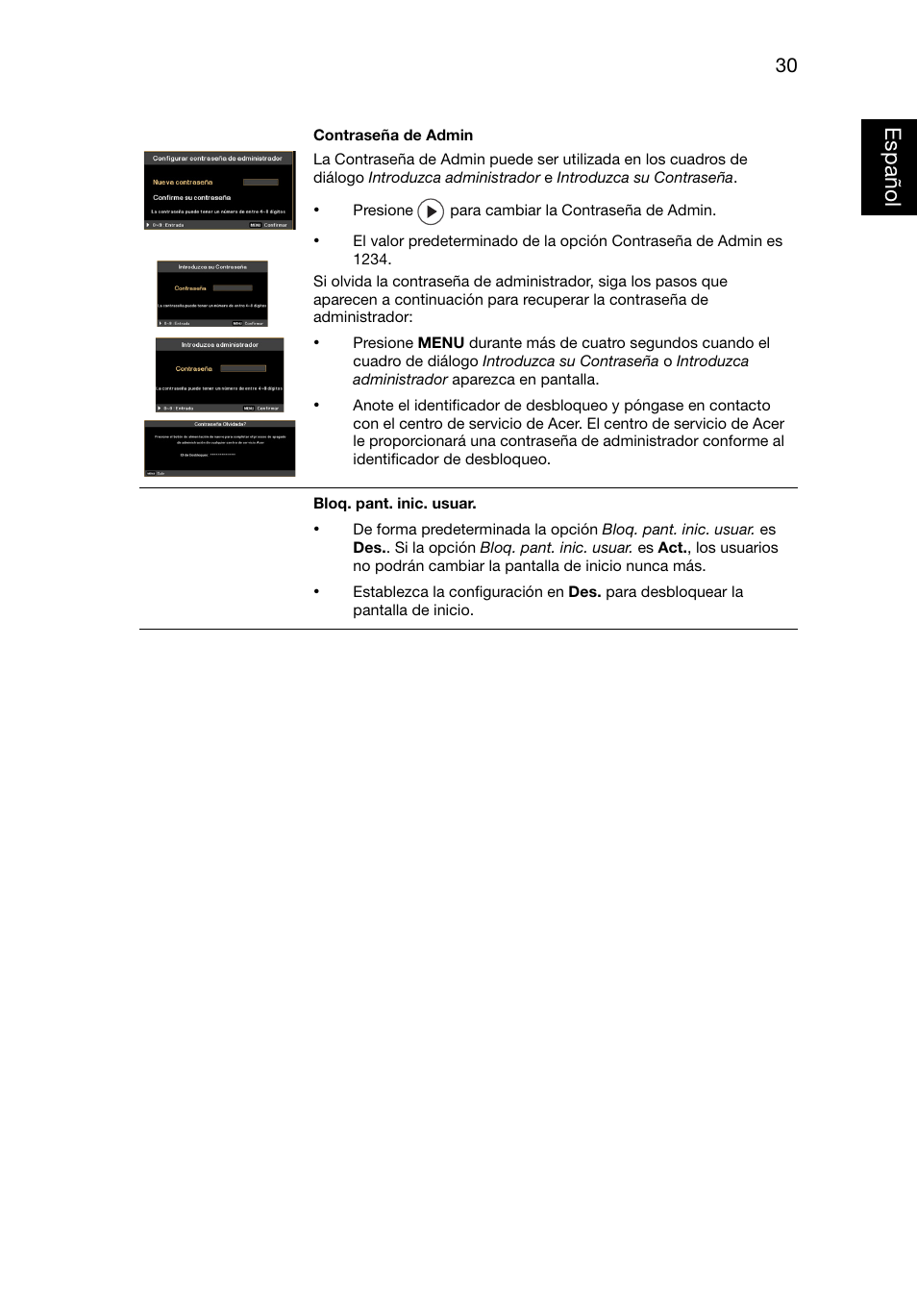 Acer X1220 User Manual | Page 39 / 67