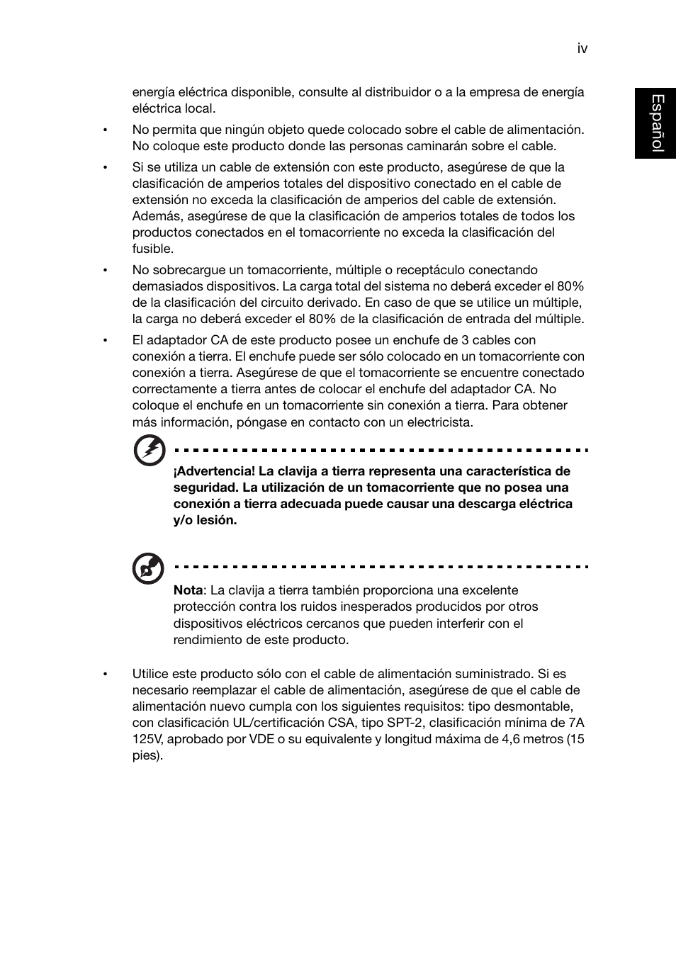 Acer X1220 User Manual | Page 4 / 67