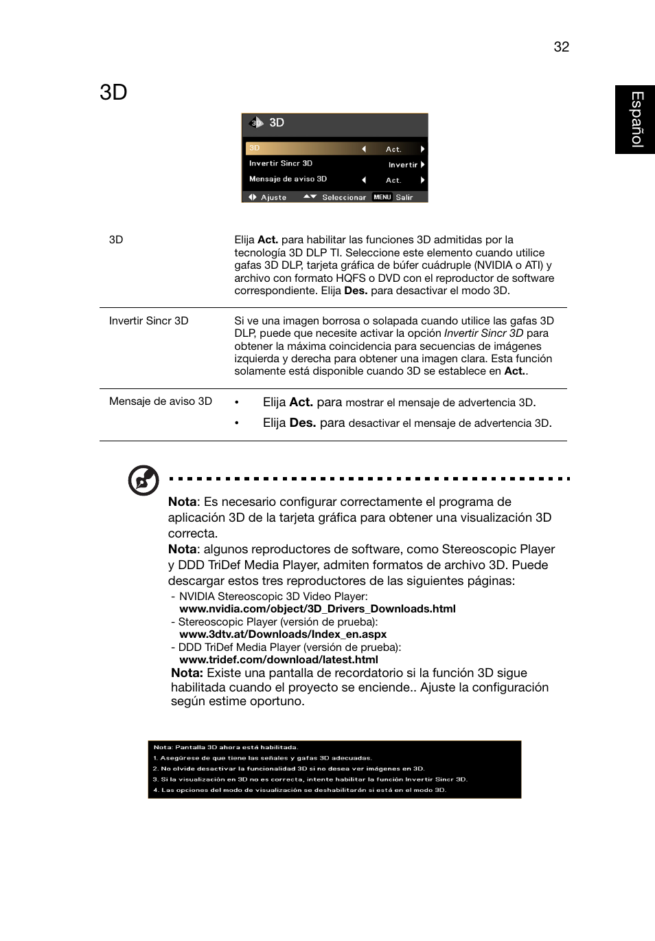 Acer X1220 User Manual | Page 41 / 67