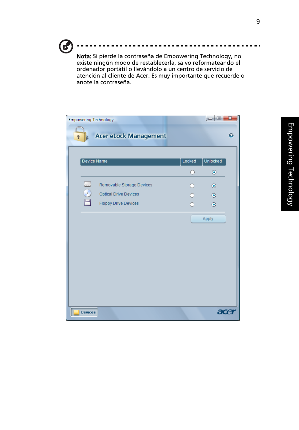 Acer TravelMate 4280 User Manual | Page 29 / 108