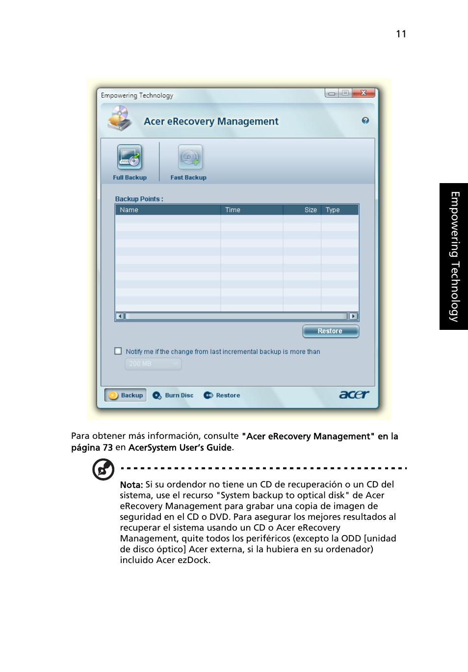 Acer TravelMate 4280 User Manual | Page 31 / 108