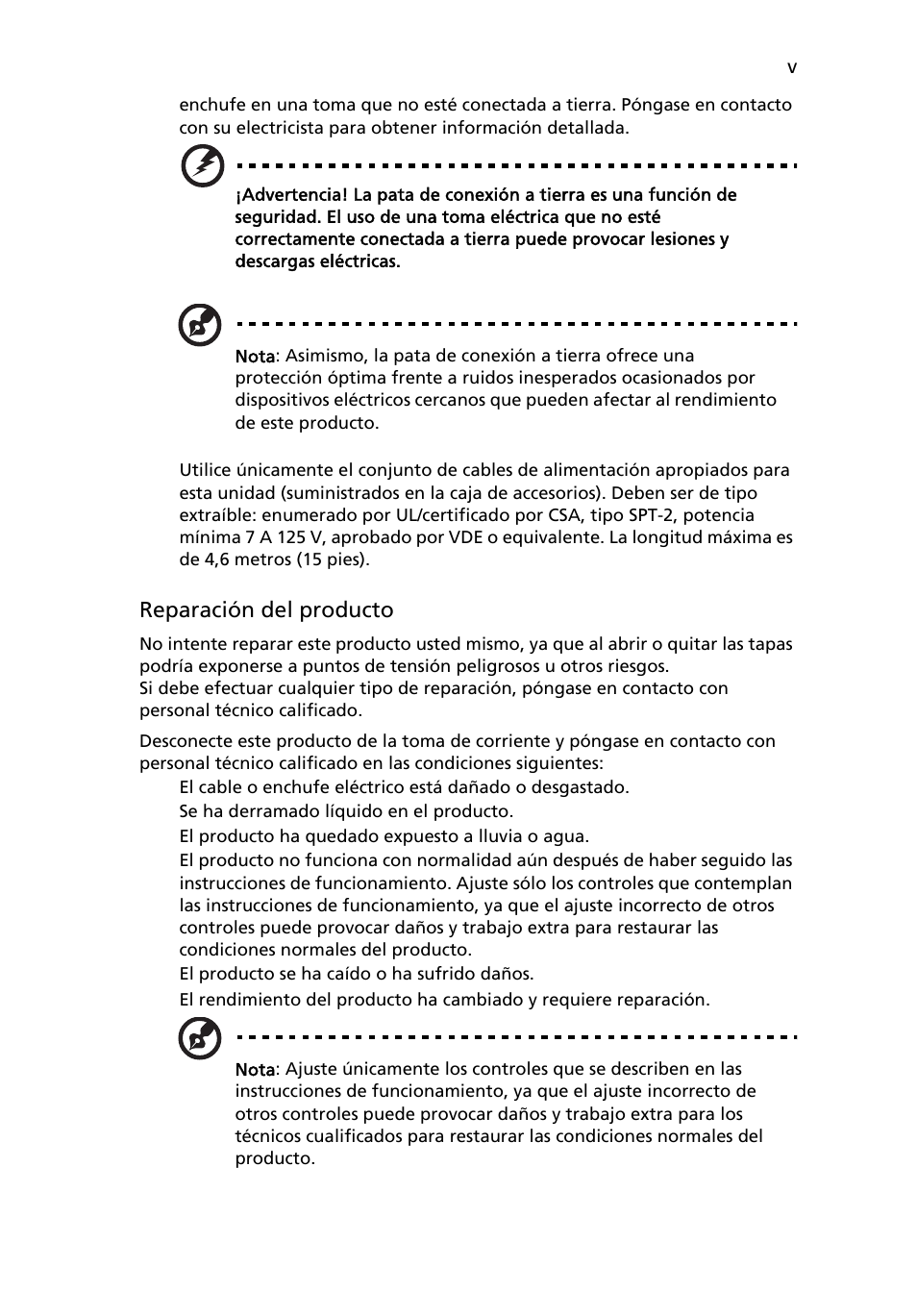 Acer TravelMate 4280 User Manual | Page 5 / 108