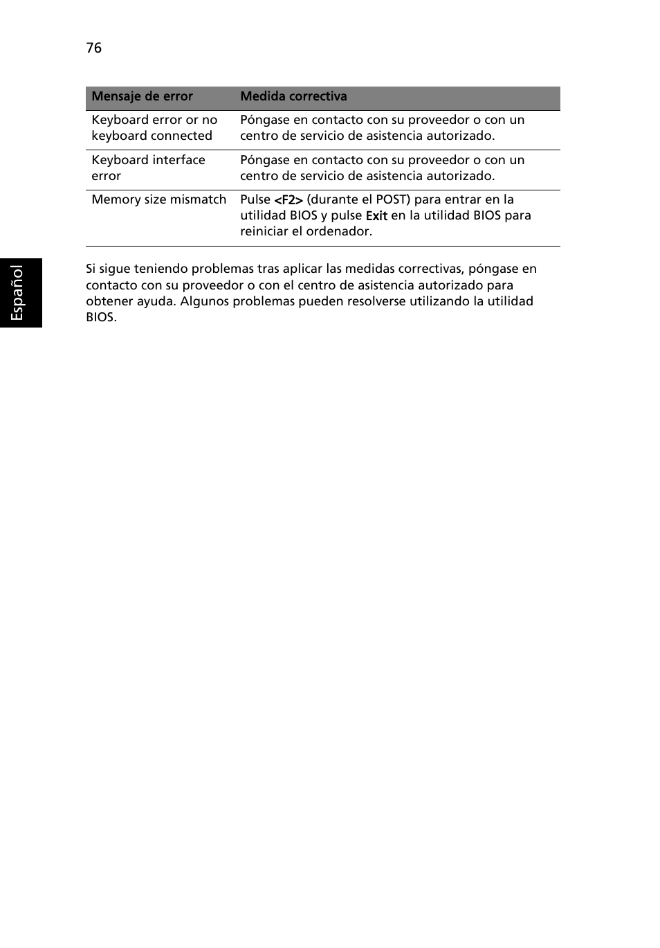 Acer TravelMate 4280 User Manual | Page 96 / 108