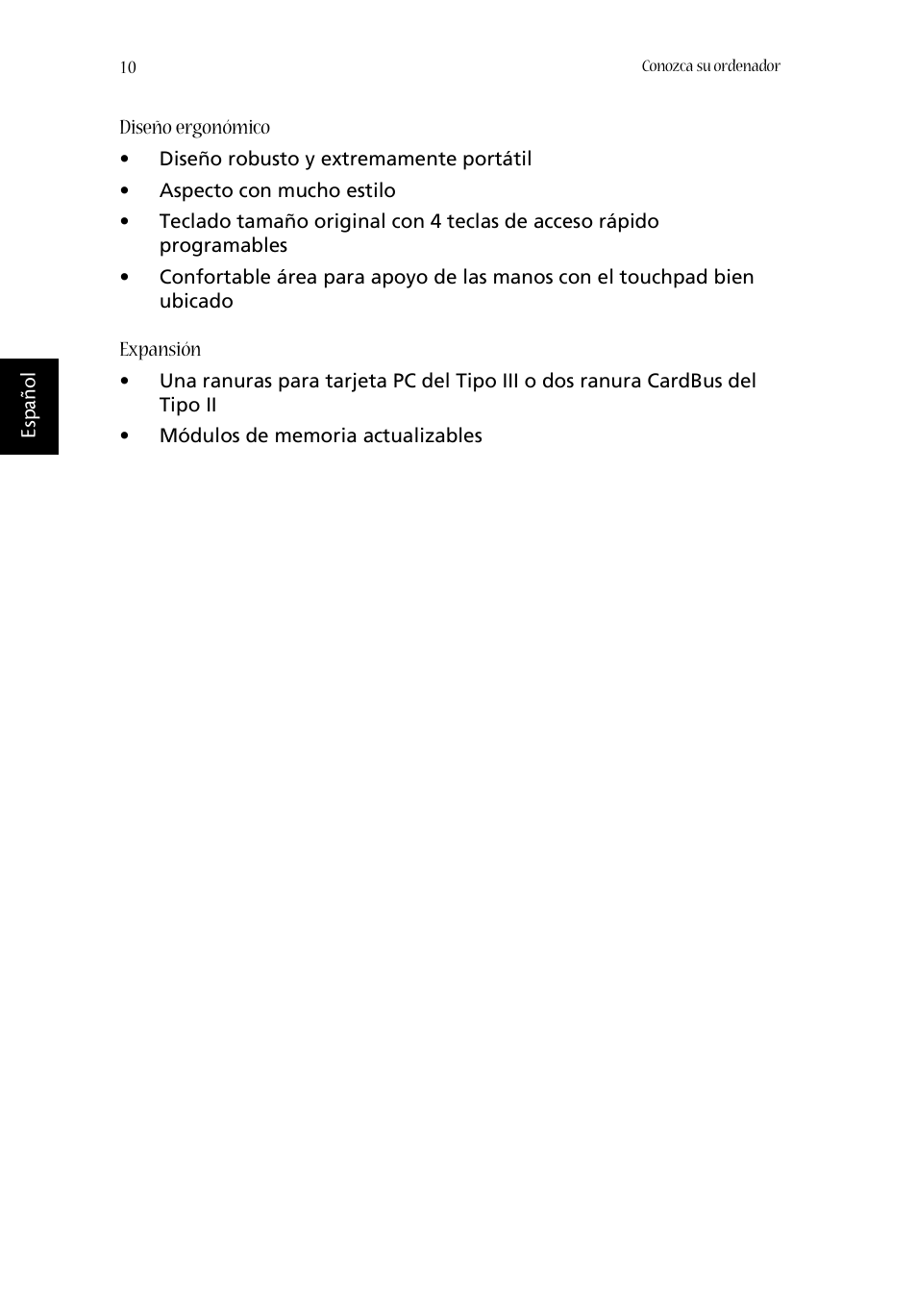 Acer Aspire 1620 User Manual | Page 20 / 98