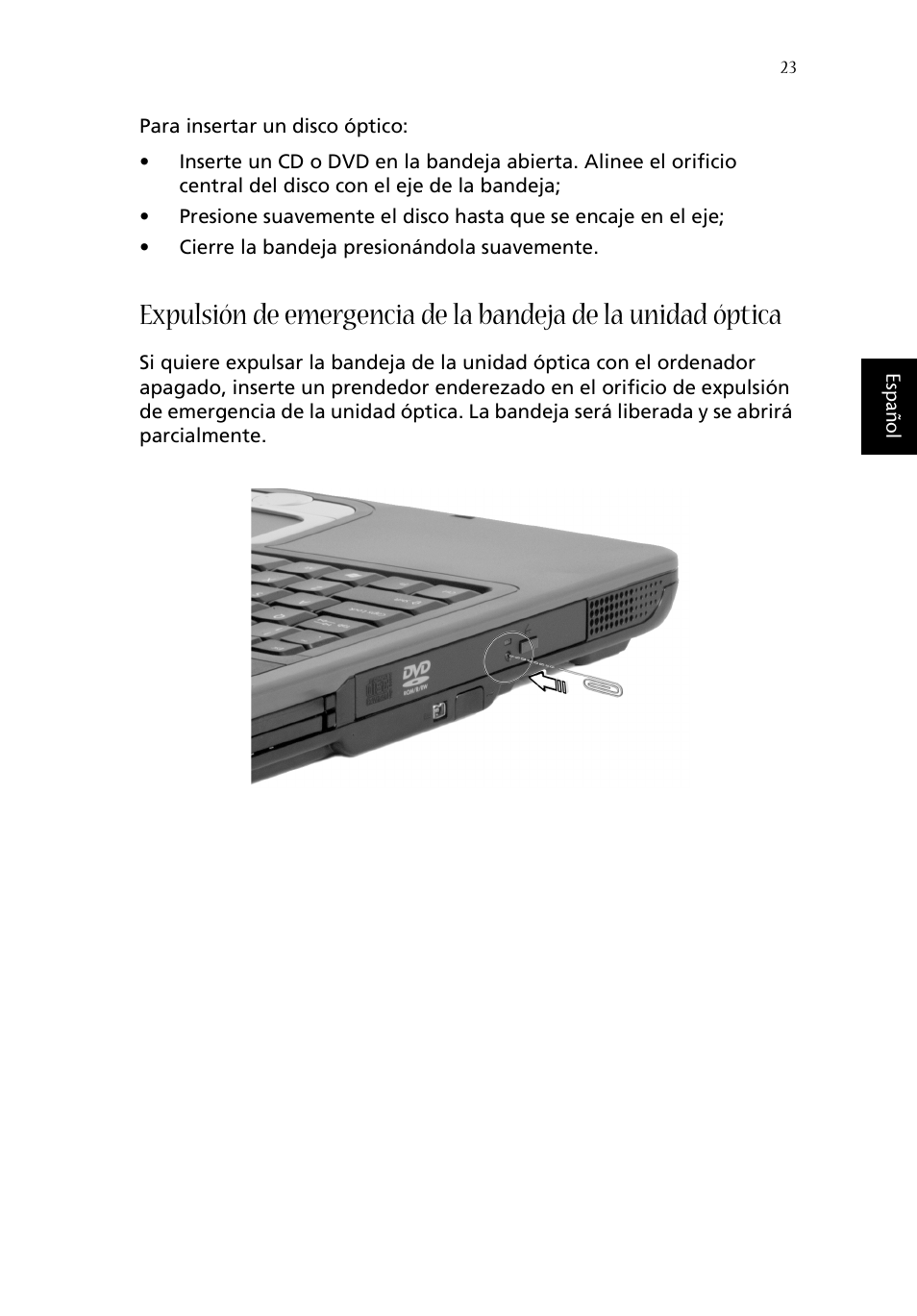 Acer Aspire 1620 User Manual | Page 33 / 98