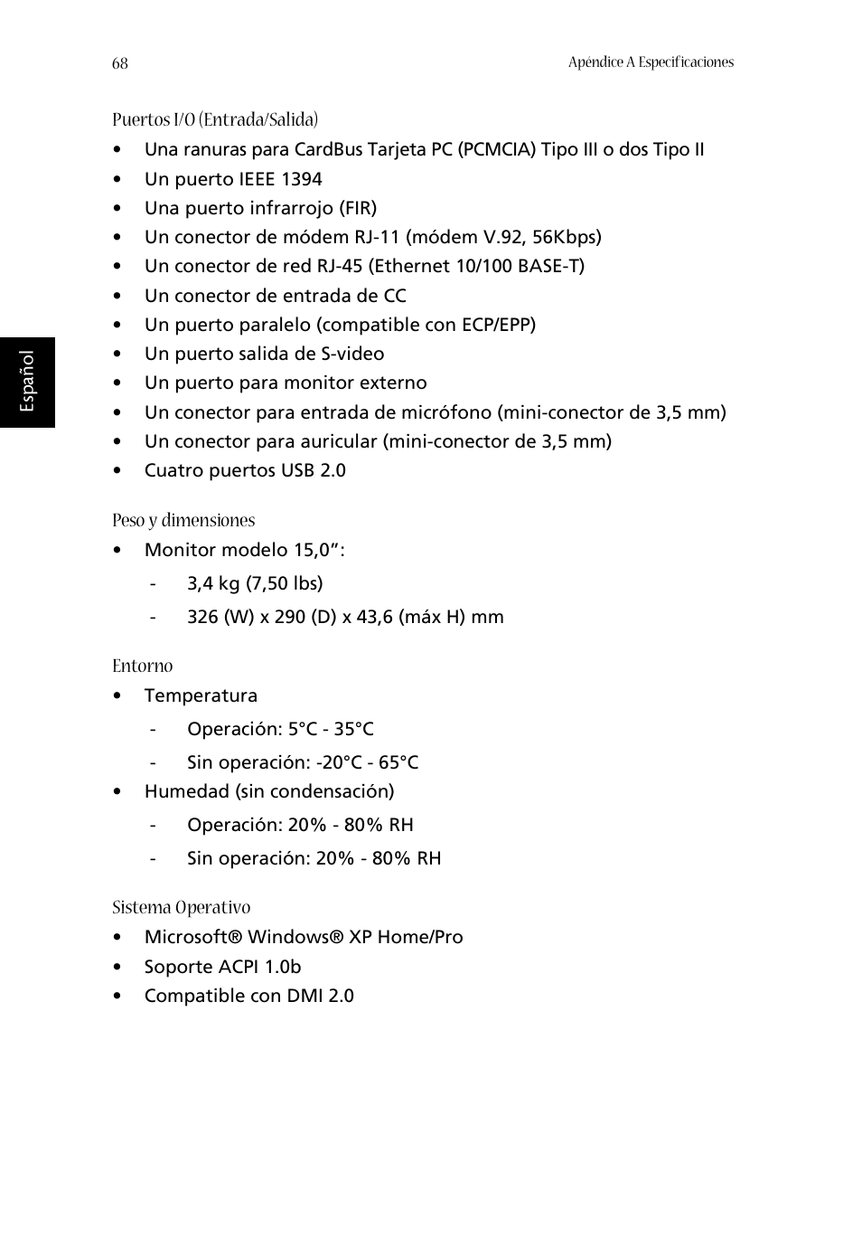Acer Aspire 1620 User Manual | Page 78 / 98