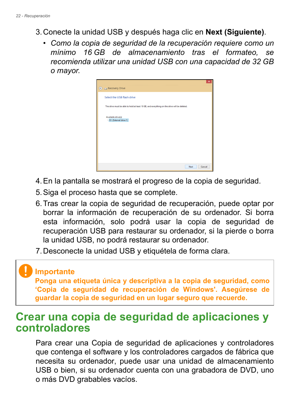 Acer Aspire E1-470PG User Manual | Page 22 / 101